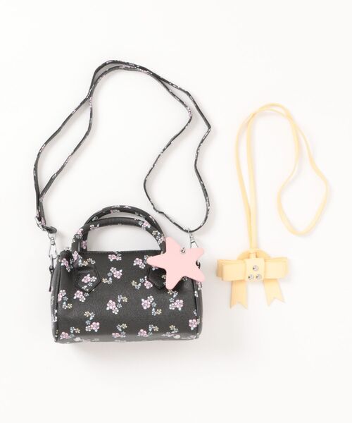 LA VORAGINE(ラ ヴォラジネ)の「リボン付 花柄ショルダーバッグ/ハンドバッグ(ショルダーバッグ・レディース・ホワイト/ブラック・FREE)」の18枚目の写真