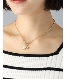 Edit Sheen | パールメタルショートネックレス(ネックレス)