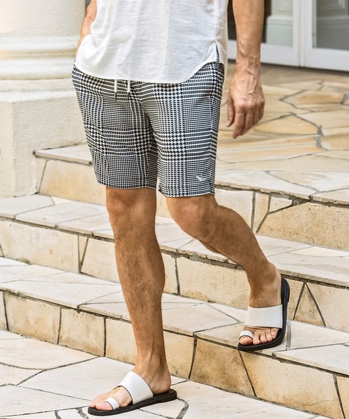 1PIU1UGUALE3 RELAX (ウノピゥウノウグァーレトレ リラックス)の「1PIU1UGUALE3 RELAX(ウノピゥウノウグァーレトレ リラックス)グレンチェック ショーツ(その他パンツ・メンズ・ホワイト/ブラック・XL/L/M/S/XXL)」の20枚目の写真