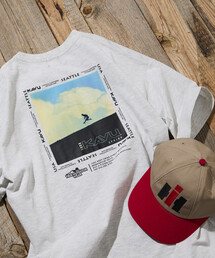 FREAK'S STORE | 限定展開 KAVU×FREAK'S STORE カブー 別注 ビッグシルエット バックフォトプリント Tシャツ HIKER(Tシャツ/カットソー)
