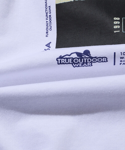 FREAK'S STORE(フリークスストア)の「限定展開 KAVU×FREAK'S STORE カブー 別注 ビッグシルエット バックフォトプリント Tシャツ HIKER(Tシャツ/カットソー・メンズ・ホワイト/アッシュグレー/グレイッシュベージュ/ブラック・LARGE/MEDIUM/SMALL)」の13枚目の写真