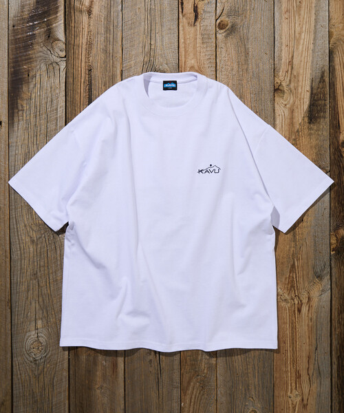 FREAK'S STORE(フリークスストア)の「限定展開 KAVU×FREAK'S STORE カブー 別注 ビッグシルエット バックフォトプリント Tシャツ HIKER(Tシャツ/カットソー・メンズ・ホワイト/アッシュグレー/グレイッシュベージュ/ブラック・LARGE/MEDIUM/SMALL)」の14枚目の写真