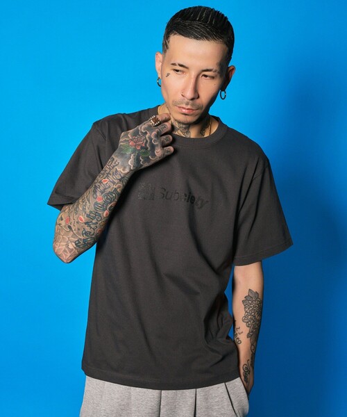 Subciety（サブサエティ）の「THE BASE tee（Tシャツ/カットソー・メンズ・ブラック/スミクロ/ホワイト・SMALL/MEDIUM/LARGE/X-LARGE/XX-LARGE）」の14枚目の写真