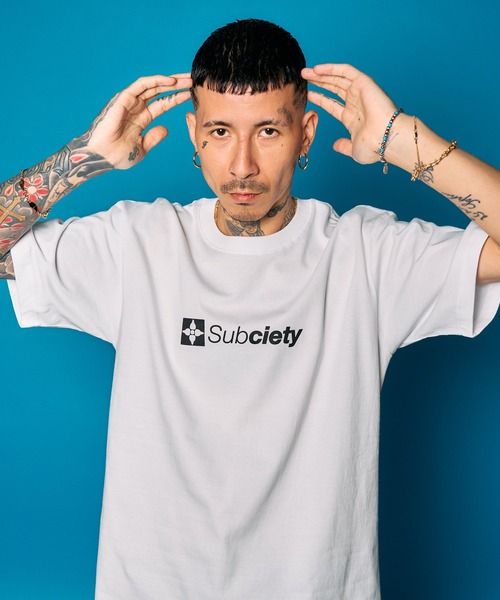 Subciety（サブサエティ）の「THE BASE tee（Tシャツ/カットソー・メンズ・ブラック/スミクロ/ホワイト・SMALL/MEDIUM/LARGE/X-LARGE/XX-LARGE）」の12枚目の写真