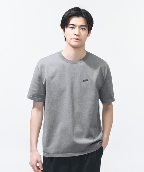 NEW BALANCE(ニューバランス)の「【別注】ニューバランス New Balance シューパッチニットプルオーバー 限定コラボ(Tシャツ/カットソー・メンズ・ブラック/グレー/オフホワイト・S/M/L/LL)」の3枚目の写真