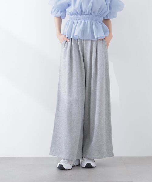 PROPORTION BODY DRESSING（プロポーションボディドレッシング）の「＜Ｅ＞スエットタックパンツ / 1216137300（スウェットパンツ・レディース・グレー系その他/オフホワイト・MEDIUM/P/S）」の5枚目の写真