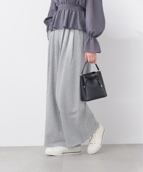 PROPORTION BODY DRESSING（プロポーションボディドレッシング）の「＜Ｅ＞スエットタックパンツ / 1216137300（スウェットパンツ・レディース・グレー系その他/オフホワイト・MEDIUM/P/S）」の9枚目の写真