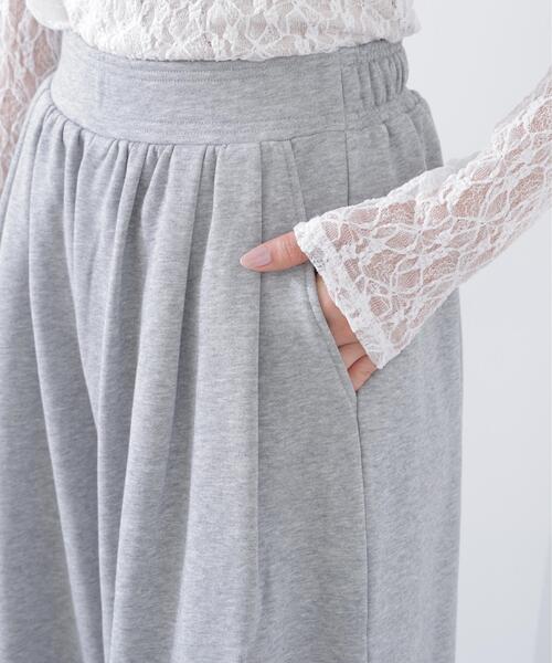 PROPORTION BODY DRESSING（プロポーションボディドレッシング）の「＜Ｅ＞スエットタックパンツ / 1216137300（スウェットパンツ・レディース・グレー系その他/オフホワイト・MEDIUM/P/S）」の17枚目の写真