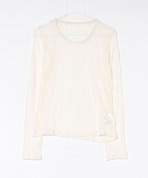 STYLEBLOCK | ストレッチレースクルーネックプルオーバー(Tシャツ/カットソー)