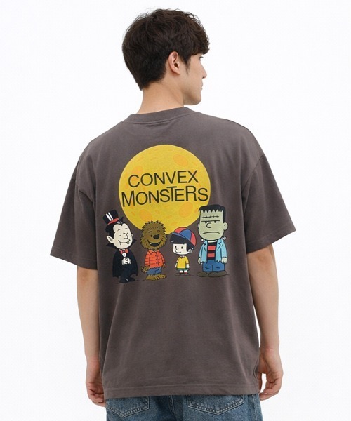 CONVEX（コンベックス）の「ﾕﾆﾊﾞｰｻﾙMONSTER / WIDE-T（大人）（Tシャツ/カットソー・メンズ・チャコールグレー/ブラック/オフホワイト・MEDIUM/LARGE）」の2枚目の写真