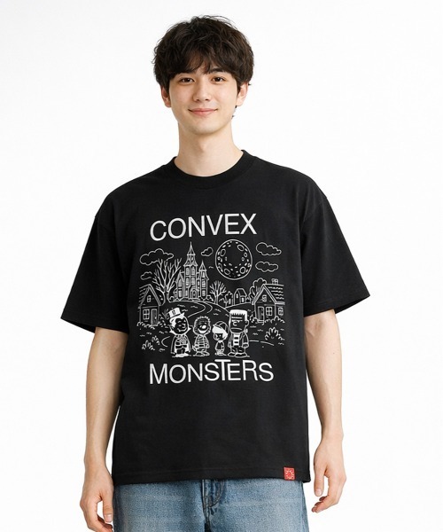 CONVEX（コンベックス）の「ﾕﾆﾊﾞｰｻﾙMONSTER / WIDE-T（大人）（Tシャツ/カットソー・メンズ・チャコールグレー/ブラック/オフホワイト・MEDIUM/LARGE）」の3枚目の写真