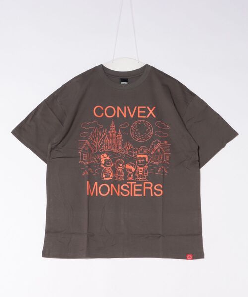 CONVEX（コンベックス）の「ﾕﾆﾊﾞｰｻﾙMONSTER / WIDE-T（大人）（Tシャツ/カットソー・メンズ・チャコールグレー/ブラック/オフホワイト・MEDIUM/LARGE）」の6枚目の写真