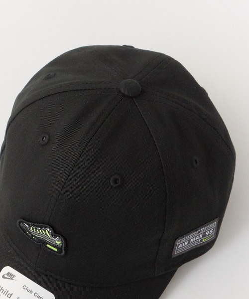 NIKE(ナイキ)の「NIKE/ナイキ キャップ NAN NIKE AIR MAX 95 CLUB CAP 刺繍ワッペン 6パネルキャップ 2026年 夏 夏服(キャップ・キッズ・ホワイト/ブラック・ONE SIZE)」の7枚目の写真