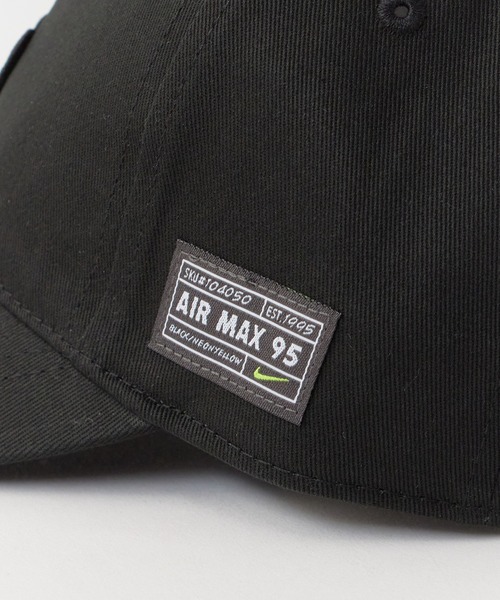 NIKE(ナイキ)の「NIKE/ナイキ キャップ NAN NIKE AIR MAX 95 CLUB CAP 刺繍ワッペン 6パネルキャップ 2026年 夏 夏服(キャップ・キッズ・ホワイト/ブラック・ONE SIZE)」の8枚目の写真