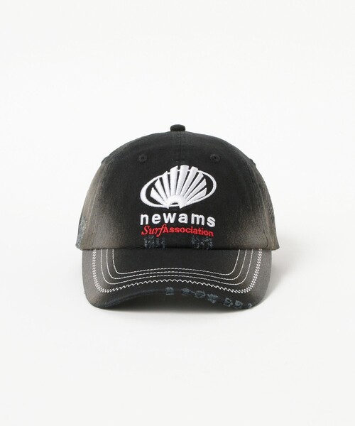 BEAMS T(ビームスティー)の「New Amsterdam Surf Association / CORPORATE CAP(キャップ・メンズ・ブラック・ONE SIZE)」の2枚目の写真