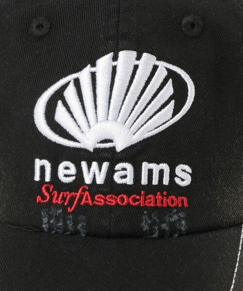 BEAMS T(ビームスティー)の「New Amsterdam Surf Association / CORPORATE CAP(キャップ・メンズ・ブラック・ONE SIZE)」の4枚目の写真