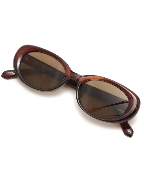 atmos pink(アトモスピンク)の「atmos pink Oval Sunglass / アトモス ピンク オーバル サングラス(サングラス・レディース・ブラック/ブラウン・FREE)」の3枚目の写真