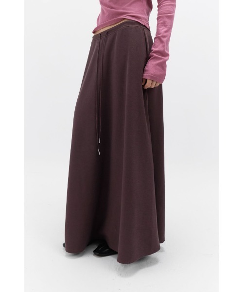 Studio Doe(スタジオドー)の「Studio Doe Knitted Drawstring A-line Skirt(スカート・レディース・ブラウン・SMALL/MEDIUM)」の9枚目の写真