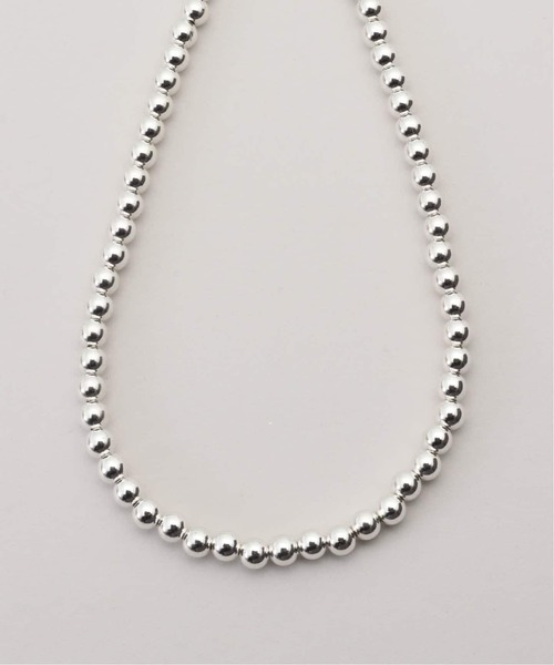 SLOBE IENA(スローブイエナ)の「《追加》SLOBE メタルビーズショートネックレス(ネックレス・レディース・シルバー・FREE)」の4枚目の写真