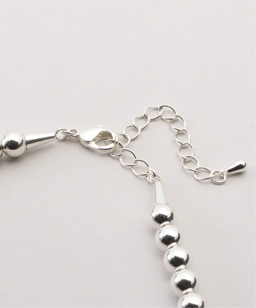 SLOBE IENA(スローブイエナ)の「《追加》SLOBE メタルビーズショートネックレス(ネックレス・レディース・シルバー・FREE)」の6枚目の写真