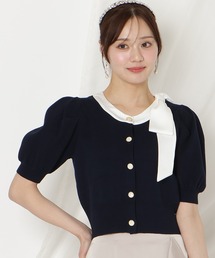 WILLSELECTION（ウィルセレクション）の「リボンパフカーディガン（カーディガン/ボレロ）」