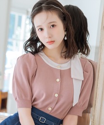 WILLSELECTION（ウィルセレクション）の「リボンパフカーディガン（カーディガン/ボレロ）」