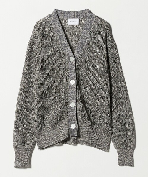 UNITED ARROWS(ユナイテッドアローズ)の「カラーヤーン Vネック カーディガン ‐ウォッシャブル‐(カーディガン/ボレロ・レディース・ダークグレー/ライトグレー/ターコイズブルー系・FREE)」の11枚目の写真