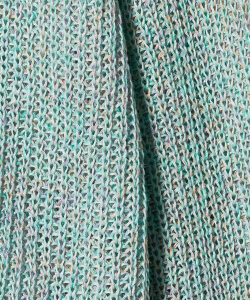 UNITED ARROWS(ユナイテッドアローズ)の「カラーヤーン Vネック カーディガン ‐ウォッシャブル‐(カーディガン/ボレロ・レディース・ダークグレー/ライトグレー/ターコイズブルー系・FREE)」の19枚目の写真