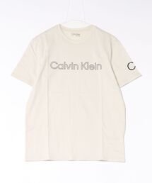 Rivel（リヴェル）の「【CALVIN KLEIN】ロゴＴシャツ　半袖　シンプル　クルーネック（Tシャツ/カットソー）」