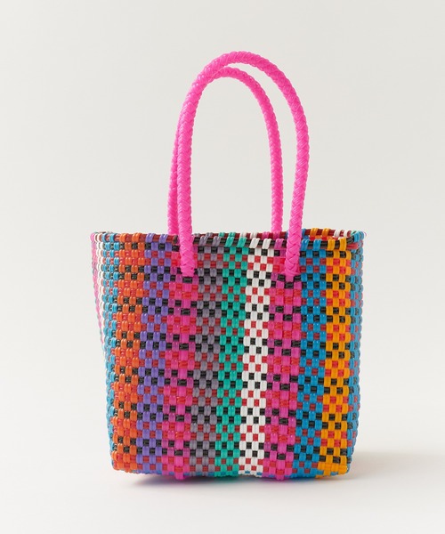 OJO DE MEX（オホデメックス）の「OJO DE MEX/オホデメックス Plastico Cago Tote - cube - Assort かごバッグ バスケット バケットバッグ ミニバッグ 2026年春夏（ハンドバッグ・レディース・その他/その他1/その他2/その他3/その他4/その他5/その他6/その他7/その他8/その他9・FREE）」の12枚目の写真
