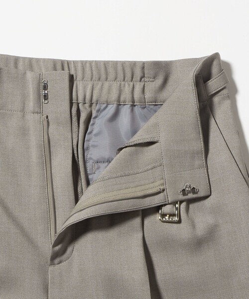 A DAY IN THE LIFE UNITED ARROWS(アデイインザライフユナイテッドアローズ)の「ツイル ベルテッド 2プリーツワイドパンツ ‐ウォッシャブル‐<A DAY IN THE LIFE>(その他パンツ・レディース・ダークグレー/ベージュ・36/38)」の18枚目の写真