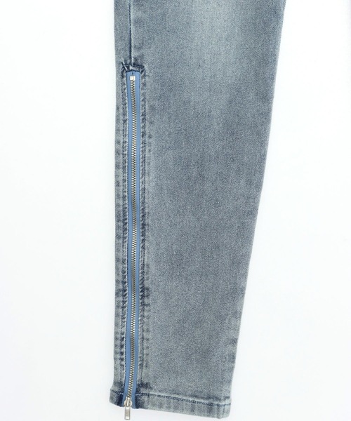 ANAP(アナップ)の「裾ジップ × レース 2WAY 三つボタン デニム スキニーパンツ(デニムパンツ・レディース・ブルー/ブラック・S/M)」の6枚目の写真