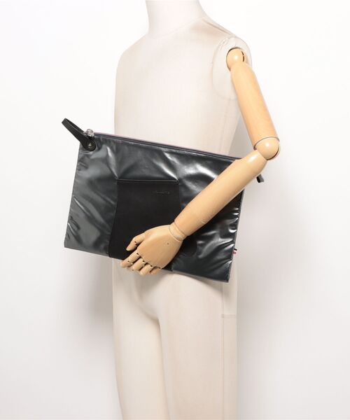 Jack Gomme(ジャックゴム)の「【JACK GOMME/ジャックゴム】クラッチバッグ NOE A4対応(クラッチバッグ・メンズ・ダークグリーン/ガンメタ・FREE)」の12枚目の写真