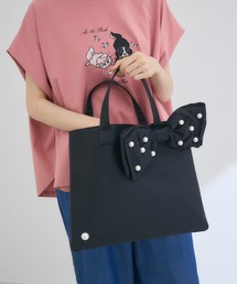 a-jolie（アジョリー）の「【a-jolie/アジョリー】BIGリボンパールトート（トートバッグ）」