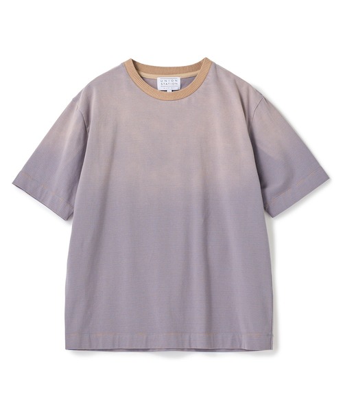 UNION STATION（ユニオンステーション）の「ヴィンテージライクミジンボーダーTシャツ＜ストレッチ・マシンウォッシャブル＞（Tシャツ/カットソー・メンズ・ホワイト×ブラック/ホワイト系その他/ブルー系その他・L/M）」の17枚目の写真