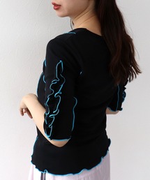 Cepica | 【MARECHAL TERRE / マルシャルテル】RUFFLE  SLEEVE TOPS(Tシャツ/カットソー)