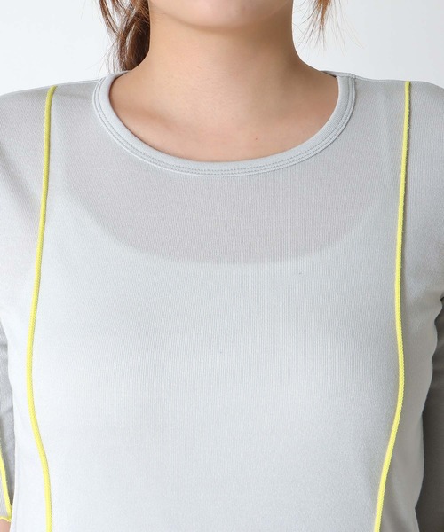 Cepica（セピカ）の「【MARECHAL TERRE / マルシャルテル】RUFFLE  SLEEVE TOPS（Tシャツ/カットソー・レディース・ブルー/ライトグレー/ブラック・FREE）」の20枚目の写真