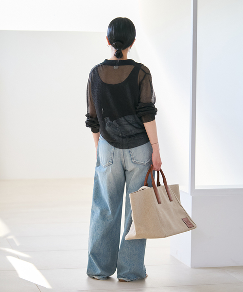 plage（プラージュ）の「NEPLA. / ネプラ 別注 COLLAR カーディガン（カーディガン/ボレロ・レディース・ブラック・FREE）」の3枚目の写真