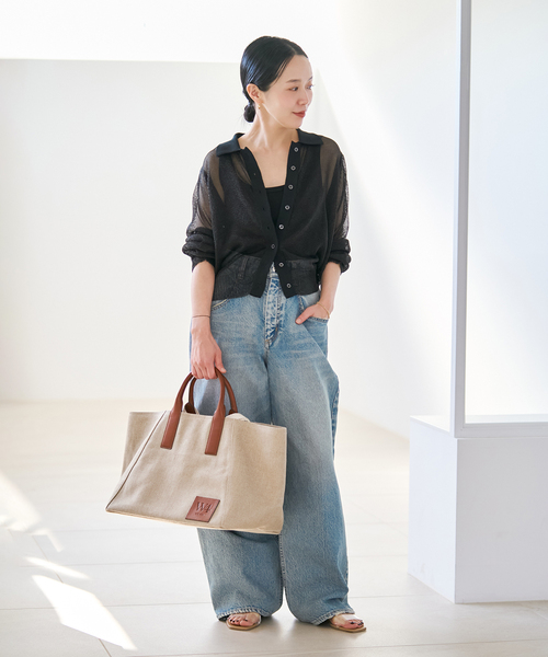 plage（プラージュ）の「NEPLA. / ネプラ 別注 COLLAR カーディガン（カーディガン/ボレロ・レディース・ブラック・FREE）」の5枚目の写真