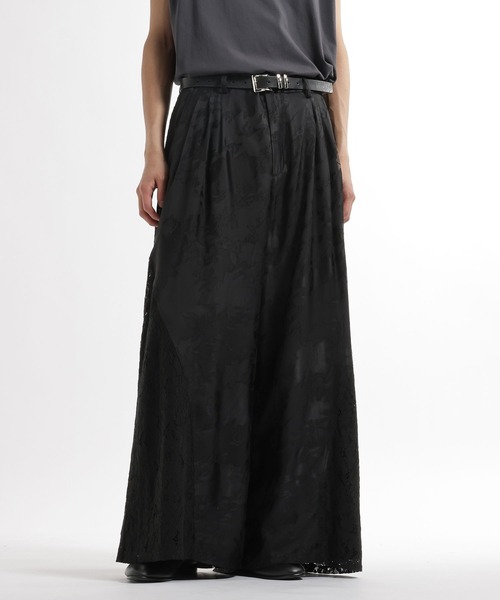 HARE(ハレ)の「【SET UP対応】キリカエレースワイドパンツ(HARE)(その他パンツ・メンズ・ブルー/ブラック・SMALL/MEDIUM)」の2枚目の写真