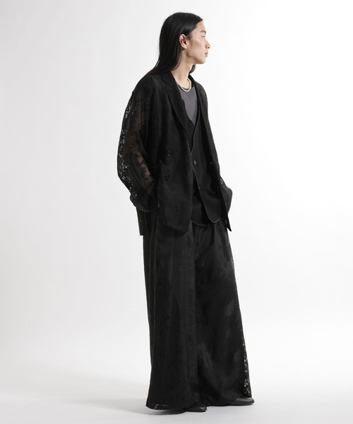 HARE(ハレ)の「【SET UP対応】キリカエレースワイドパンツ(HARE)(その他パンツ・メンズ・ブルー/ブラック・SMALL/MEDIUM)」の5枚目の写真