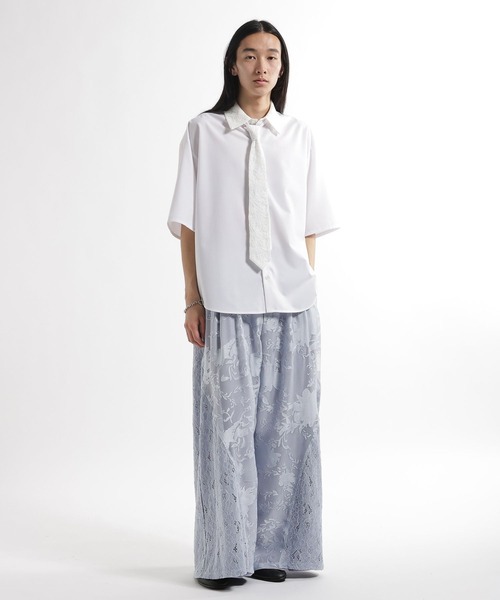 HARE(ハレ)の「【SET UP対応】キリカエレースワイドパンツ(HARE)(その他パンツ・メンズ・ブルー/ブラック・SMALL/MEDIUM)」の9枚目の写真