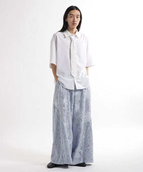 HARE(ハレ)の「【SET UP対応】キリカエレースワイドパンツ(HARE)(その他パンツ・メンズ・ブルー/ブラック・SMALL/MEDIUM)」の13枚目の写真