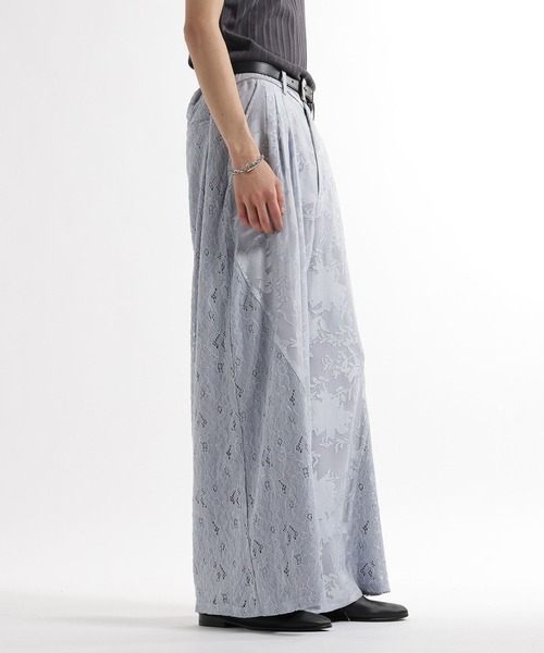 HARE(ハレ)の「【SET UP対応】キリカエレースワイドパンツ(HARE)(その他パンツ・メンズ・ブルー/ブラック・SMALL/MEDIUM)」の18枚目の写真