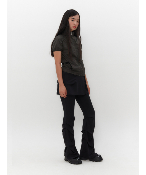 TUOMIO（トゥオミオ）の「NYLON PUFFED ZIP-UP [KHAKI]（ナイロンジャケット・レディース・その他・1/2）」の6枚目の写真