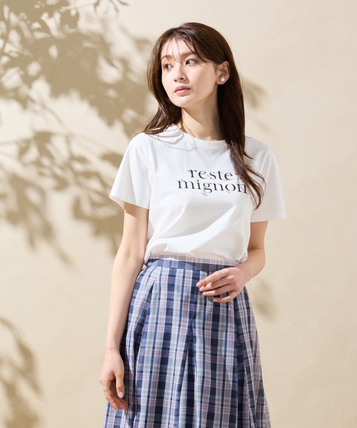 reste mignon ロゴTシャツ（Tシャツ/カットソー）｜Rose Tiara（ローズ