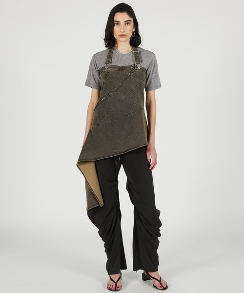 PRANK PROJECT（プランクプロジェクト）の「【2026Summer Pre-Order】アシンメトリーデニムチュニック / Asymmetrical Denim Tunic（チュニック・レディース・ベージュ/ネイビー/ブルー・FREE）」の5枚目の写真