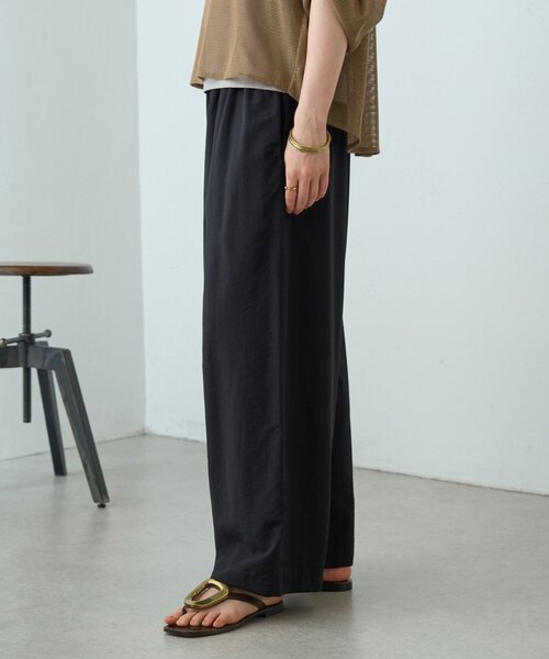 BEARDSLEY（ビアズリー）の「ウエストシャーリングパンツ（その他パンツ・レディース・カーキ/ブラック・FREE）」の4枚目の写真