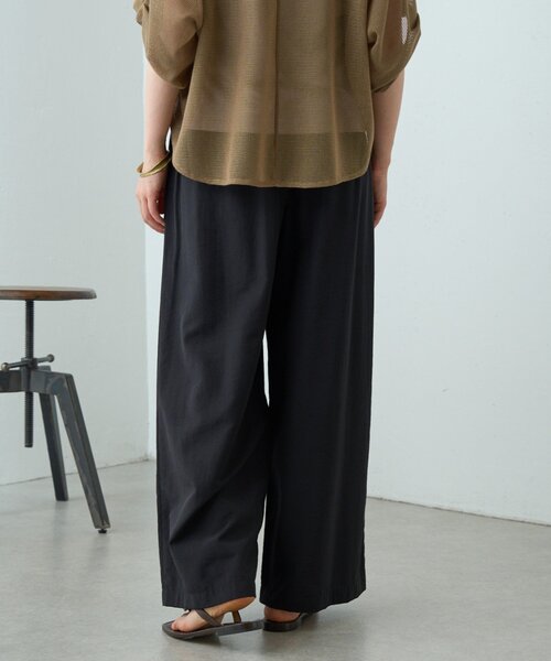 BEARDSLEY（ビアズリー）の「ウエストシャーリングパンツ（その他パンツ・レディース・カーキ/ブラック・FREE）」の5枚目の写真