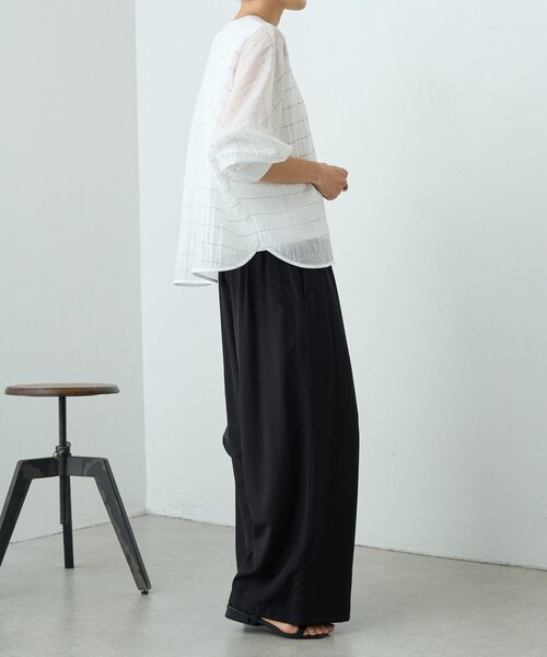 BEARDSLEY（ビアズリー）の「ウエストシャーリングパンツ（その他パンツ・レディース・カーキ/ブラック・FREE）」の13枚目の写真